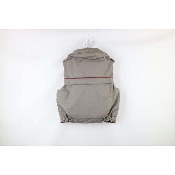 Vintage 80s America's Cup Mens Large Spell Out Life Jacket Buoyant Vest Gray USA - Picture 7 of 9